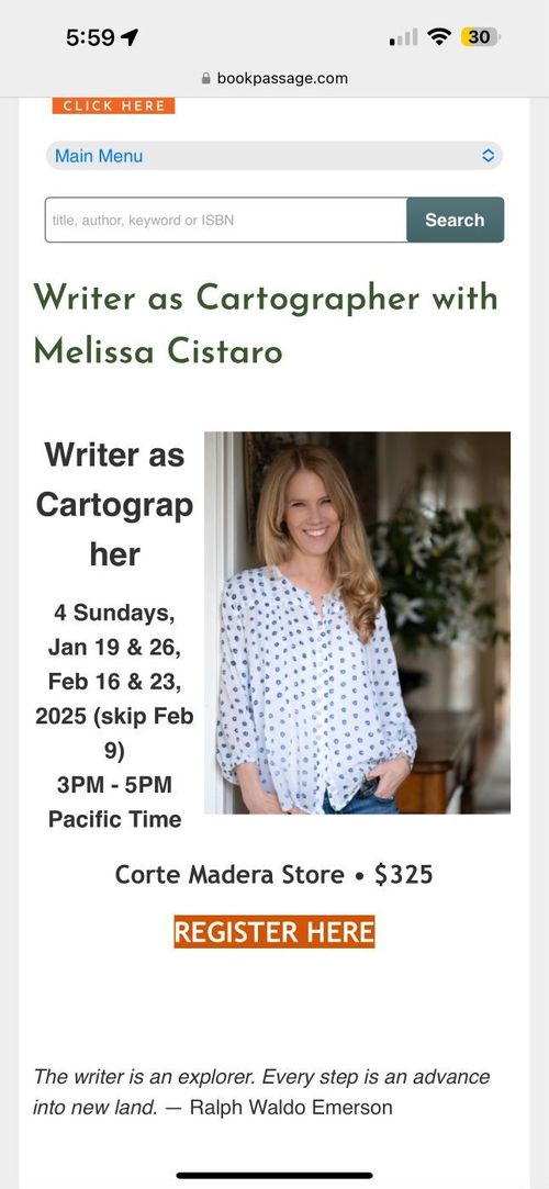 Melissa Cistaro - Maps in Fiction