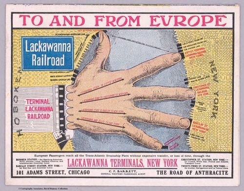 To And From Europe - Lackawanna Railroad, Minnie and Lucy