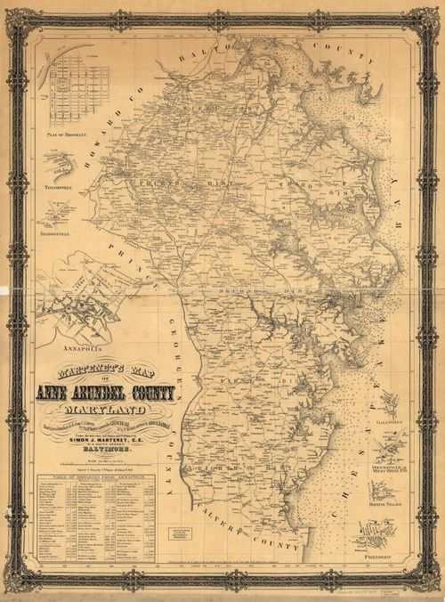 Anne Arundel County MD 1860 - Wyatt Cotton