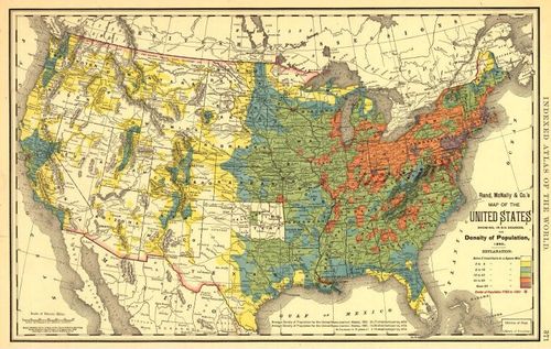 1890 Population Density