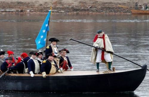 Re-enactment Showing the Durham Boat