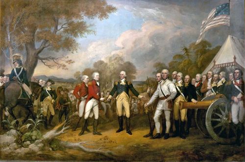 Surrender at Saratoga of General Burgoyne