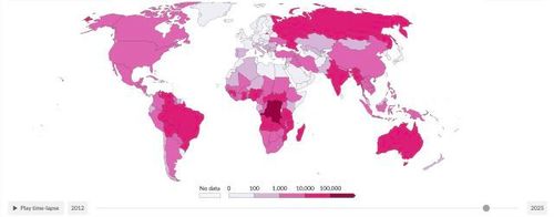 Annual Number of Wildfires - Zainab Saleem