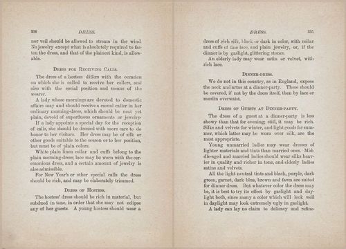 E627 - Manners, Culture and Dress - 1894 - 1325-1326