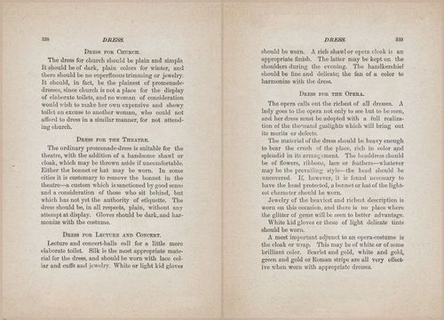 E627 - Manners, Culture and Dress - 1894 - 1329-1330