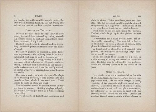 E627 - Manners, Culture and Dress - 1894 - 1333-1334