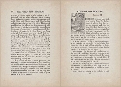 E627 - Manners, Culture and Dress - 1894 - 1418-1419