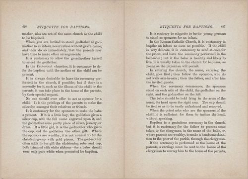 E627 - Manners, Culture and Dress - 1894 - 1420-1421