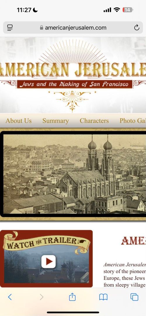 American Jerusalem - recommended by Bob Bransten 3/15/25