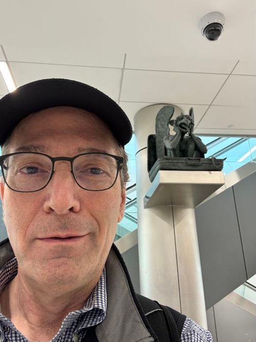 The Suitcase Gargoyle - Denver Airport - 4/29/25