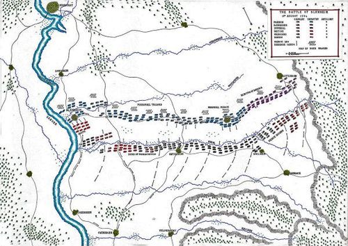 Another Map of the Battle of Blenheim
