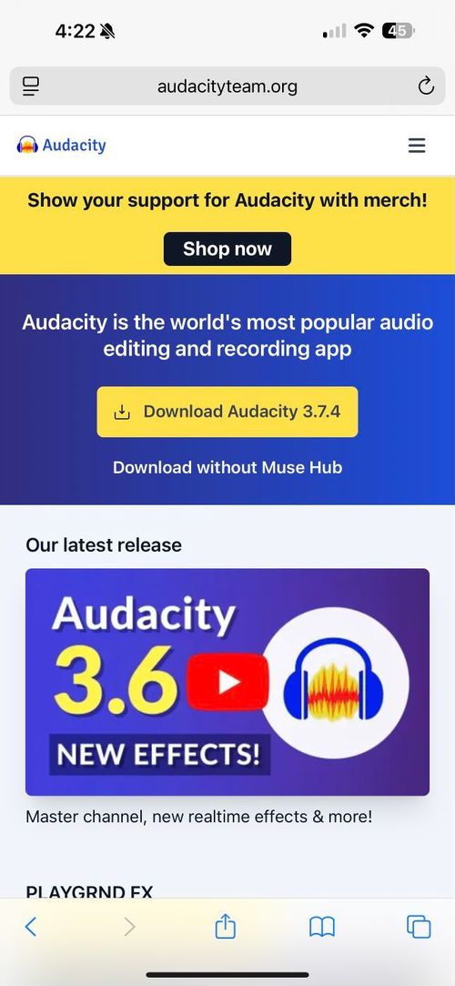Chris Hughes uses this to edit voice notes