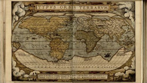 Typus Orbus Terrarum - Ortelius - 1570