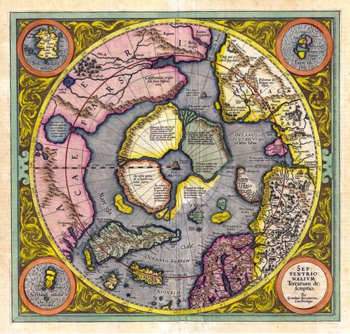 North Pole - Gerardus Mercator - 1569