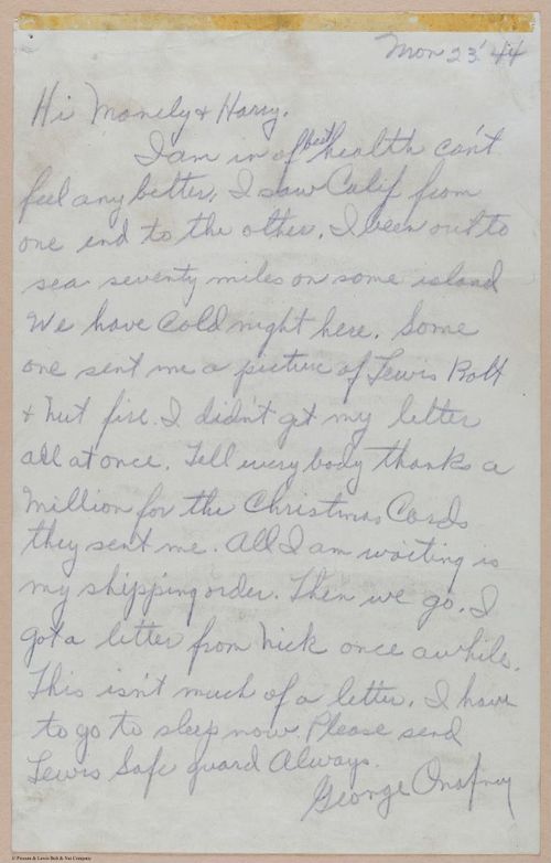 &nbsp;E708 - Lewis Scrapbook #4 - ip25 - 8046