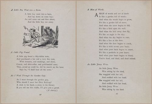 E704 - Mother Goose Nursery Rhymes - 7574-7575