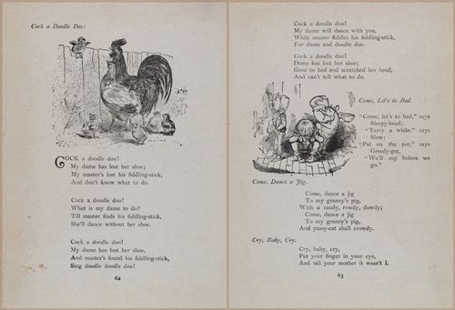 E704 - Mother Goose Nursery Rhymes - 7594-7595