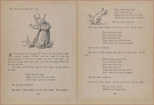 E704 - Mother Goose Nursery Rhymes - 7734-7735