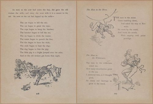 E704 - Mother Goose Nursery Rhymes - 8218-8219