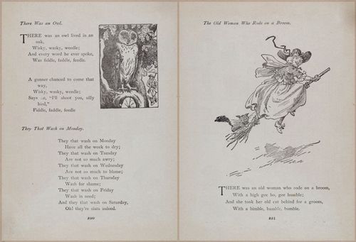 E704 - Mother Goose Nursery Rhymes - 8232-8233