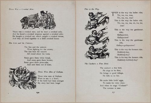 E704 - Mother Goose Nursery Rhymes - 8242-8243