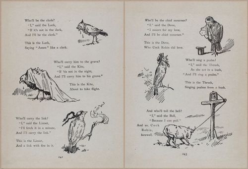 E704 - Mother Goose Nursery Rhymes - 8255-8256