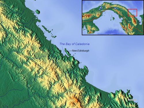 Location of Darien
