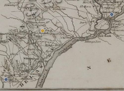 Raritan River - Atlas to Marshall’s Life of Washington Dot 2