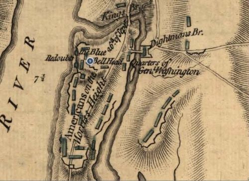 1776 New York Campaign Map Dot 5