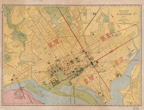 Washington, D.C. - Rand McNally & Co - 1910 - Michael LesStrang