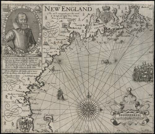 Map of New England - John Smith - 1616