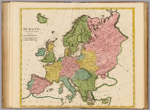 Europe - Mathew Carey - 1815 - Raphael Enriquez