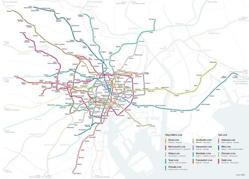 Felicia - Tokyo Subway Linemap