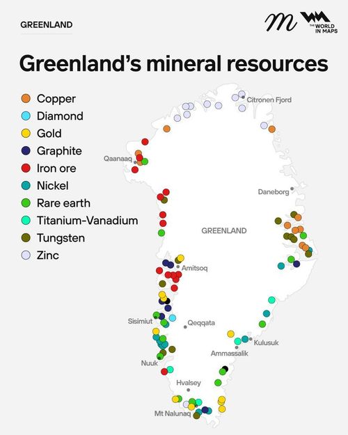 Leighton Calhoun - mineral map of greenland&nbsp;https://www.reddit.com/r/Maps/