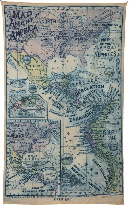 Sayer Theiss - Map of Ancient America - George Weston - 1899