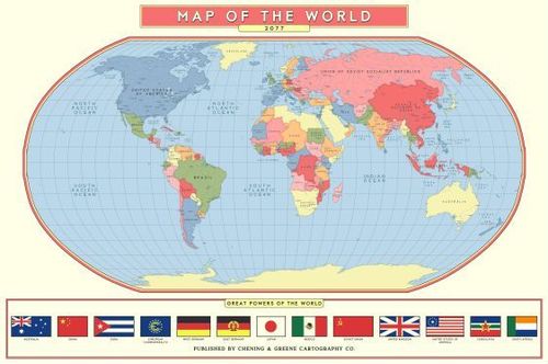 Fallout World Map- Raphael