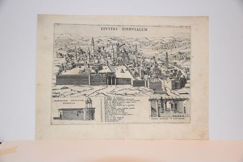 E126 Martin van Brauman - Civitas Hierusalem - Giovanni Francesco Camocio - 1570 DUPLICATED