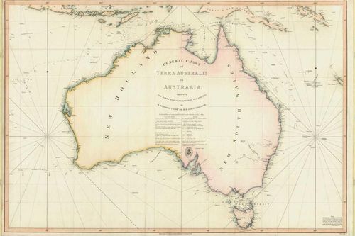 Matthew Flinders Map of Australia - 1814