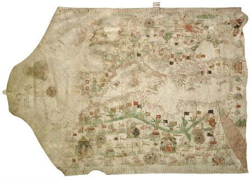 Portolan - Jacobus Russus of Messina - 1533