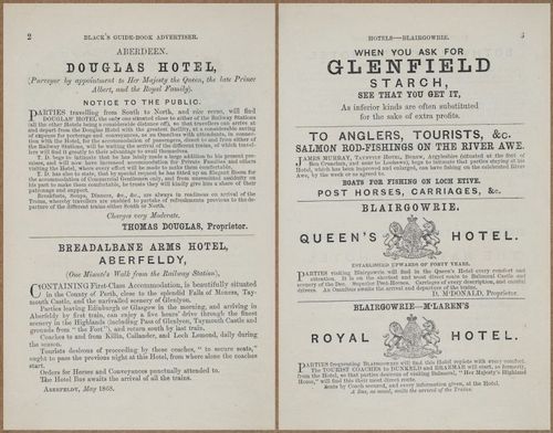 E779 - Black’s Guide to Scotland - 1868 - 11676-11677