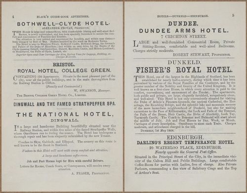 E779 - Black’s Guide to Scotland - 1868 - 11678-11679