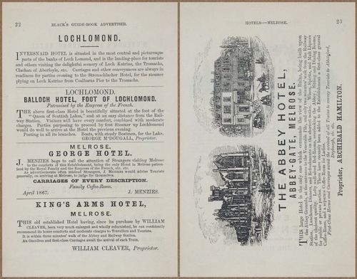 E779 - Black’s Guide to Scotland - 1868 - 11698-11699