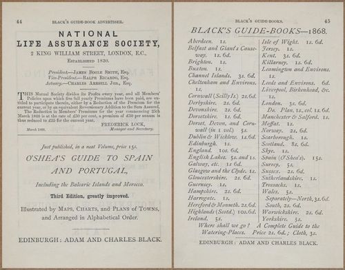 E779 - Black’s Guide to Scotland - 1868 - 11724-11725