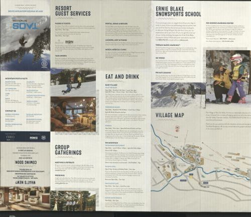 Taos : 2019-2020 winter mountain guide (back of map)