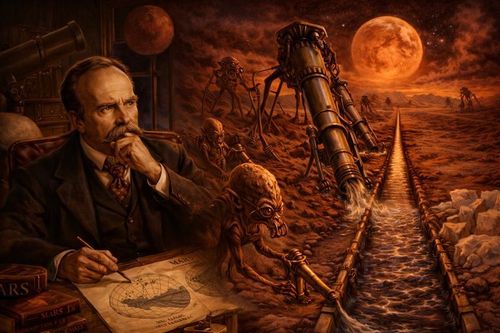 Percival Lowell’s Theory About Ancient Canals Built on Mars