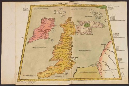 Tabula Prima Europab - 1482