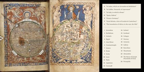Psalter Map - 1265