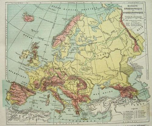 Europe and Mountain Ranges