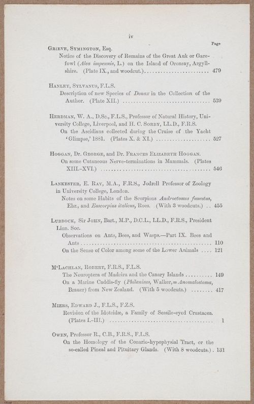 E805 - Linnean - i14117