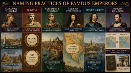 Naming Practices of Famous Emperors